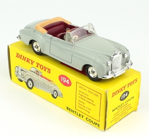 Dinky toys 194 bentley coupe yy973