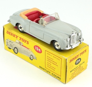 Dinky toys 194 bentley coupe yy974
