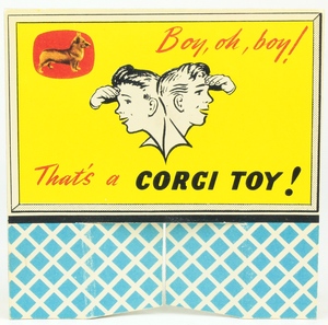 Corgi toys stand boy oh boy yy988