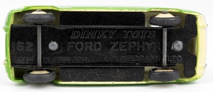 Dinky toys 162 ford zephyr saloon zz32