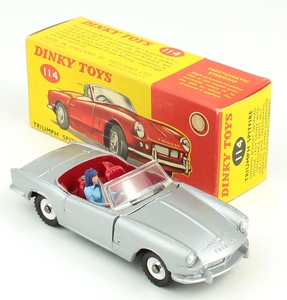 Reproduction Box by DRRB Dinky #114 Triumph Spitfire 