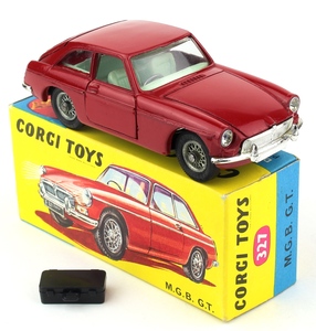 Corgi toys 327 mgb gt zz80