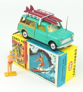 Corgi Toys 485 Morris Mini Van Countryman Surfer Guy Figure 