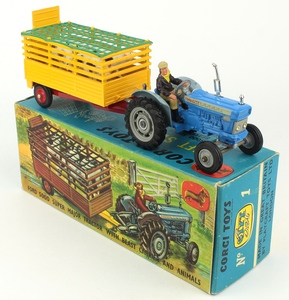 Corgi toys gift set 1 tractor beast carrier zz141