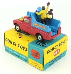 Corgi toys 487 chipperfields circus landrover parade zz1451