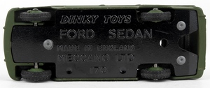 Dinky toys 675 army staff car zz2072