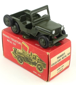 Premier collectors metal toy dinky 669 army jeep zz211