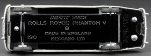 Dinky toys 198 rolls royce phantom v zz2152