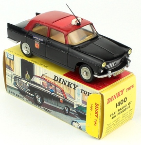 French dinky 1400 peugeot taxi zz202