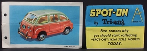 Spot on models 120 fiat multipla zz3143