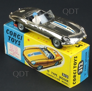 Corgi Toys 312 E Type Jaguar - QDT