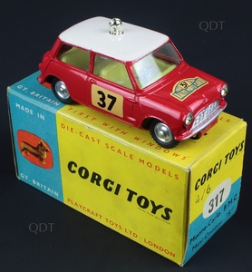 Corgi toys 317 monte carlo mini cooper s spotlight zz422