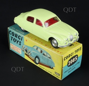 Corgi toys 208s jaguar 2.4 saloon zz468a