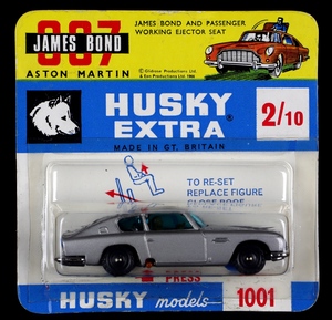 Corgi husky models 1001 james bond aston martin zz473