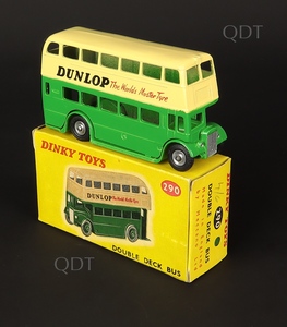 Dinky toys 290 double deck bus dunlop zz521