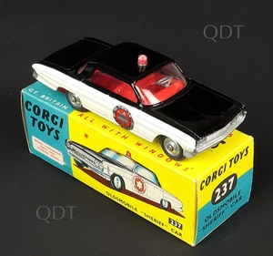 Corgi toys 237 oldsmobile sheriff car zz757