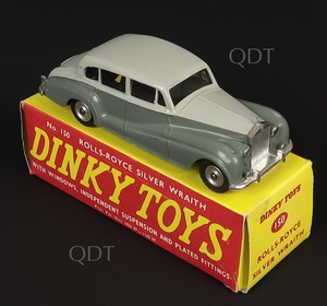 Dinky toys 150 rolls royce silver wraith zz861