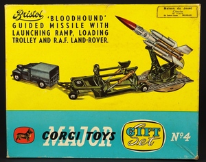 Corgi toys gift set 4 bloodhound guided missile set zz921
