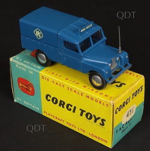 Corgi Toys 416 RAC Radio Rescue Landrover - QDT