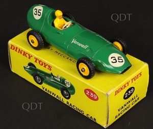 Dinky toys 239 vanwall racing car zz956