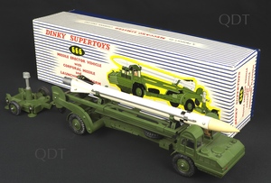 DINKY SUPERTOYS # 666 CORPORAL MISSILE ERECTOR VEHICLE ORIGINAL XLNT-NEAR MINTY 