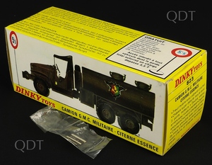 French dinky toys 823 military gmc truck box v3001