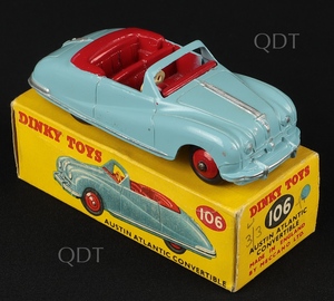 Dinky toys 106 austin atlantic convertible aa279
