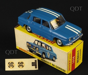 French Dinky Toys 1414 Renault 8 Gordini - QDT