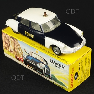 Defecto Dinky Toys 501 Atlas Citroen DS 19 policía Aleación Modelo automóvil de fundición