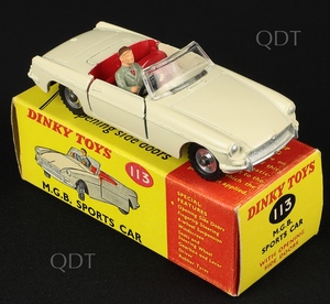 Dinky toys 113 mgb sports car aa302