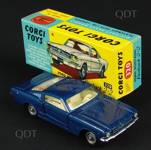 Corgi toys 320 ford mustang fastback aa348