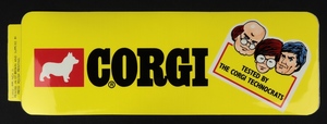 Corgi window poster c2053 technocrats aa409