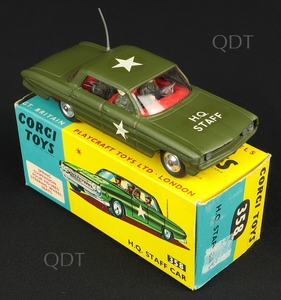 Corgi toys 358 h.q staff car oldsmobile aa455
