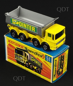 Matchbox models 51 8 wheel tipper c331