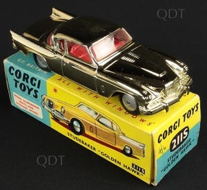 Corgi toys 211s studebaker golden hawk aa496