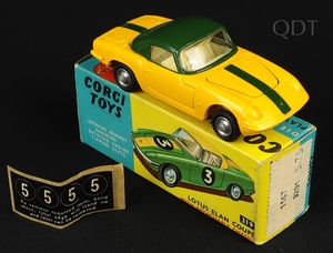 Corgi toys 319 lotus elan coupe aa569
