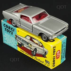 Corgi toys 320 ford mustang fastback aa593a