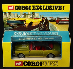 Corgi toys 338 chevrolet ss350 camaro aa652a