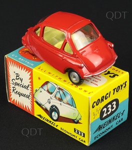 Corgi toys 233 heinkel economy car aa661