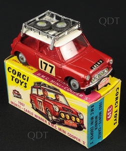 Corgi 339 Monte Carlo Mini Cooper decal set only 