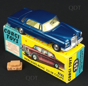 Corgi toys 253 mercedes 220 se coupe aa685