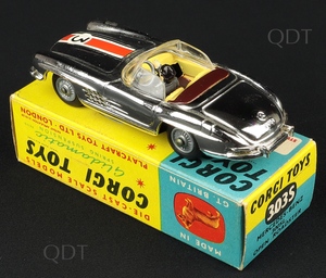 Corgi Toys 303S Mercedes 300SL Open Roadster - QDT