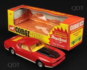 Corgi toys 391 james bond mustang aa733