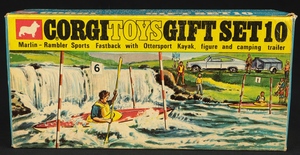 Corgi Toys Gift Set 10 - Marlin Rambler With Ottersport Kayak Figure &  Trailer