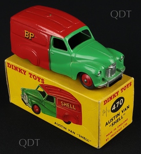 Dinky toys 470 austin van shell bp aa822