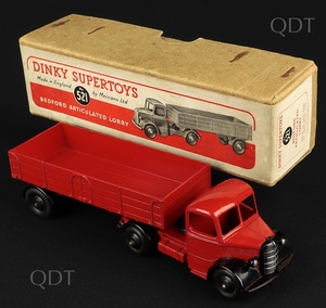 Dinky toys 521 bedford articulated truck aa842