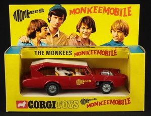 Corgi toys 277 monkeemobile header card aa857