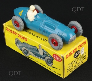 Dinky toys 230 talbot lago racing car aa913