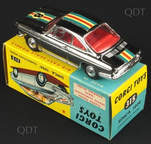 Corgi Toys 315 Simca Competition - QDT
