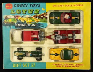Corgi toys gift set 37 lotus racing tem bb57
